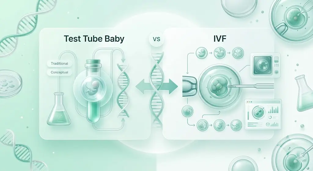 Test Tube Baby vs IVF