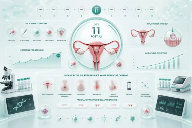 11 days post iui feel like period is coming