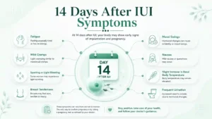 14 days after iui symptoms