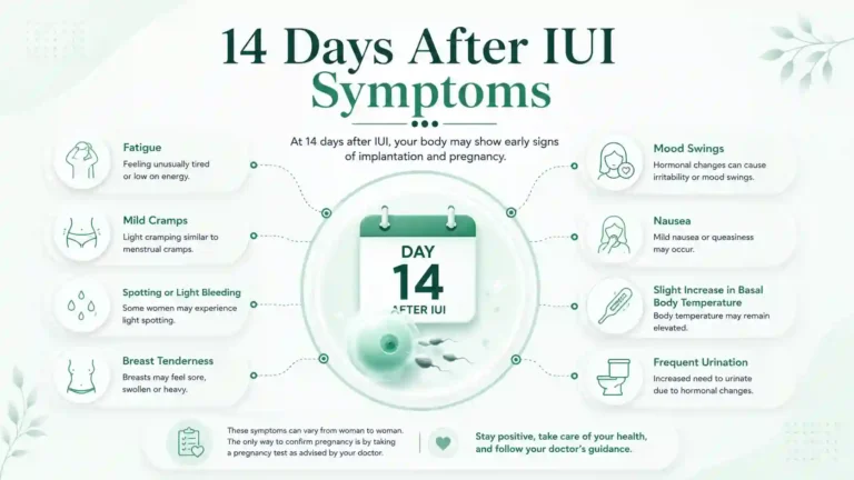 14 days after iui symptoms