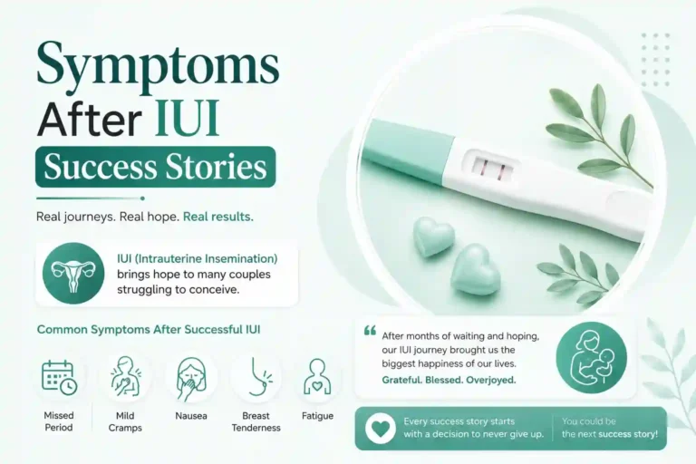 symptoms after iui success stories