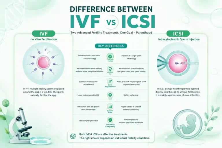 difference between ivf and icsi