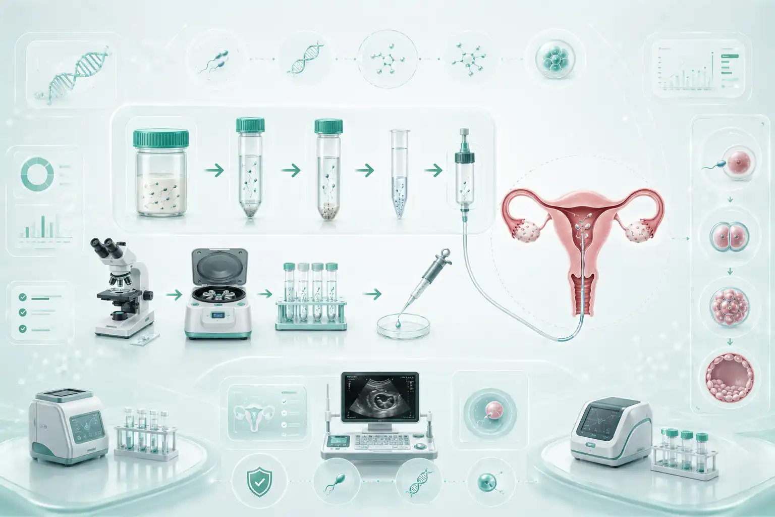 how much sperm is used for iui