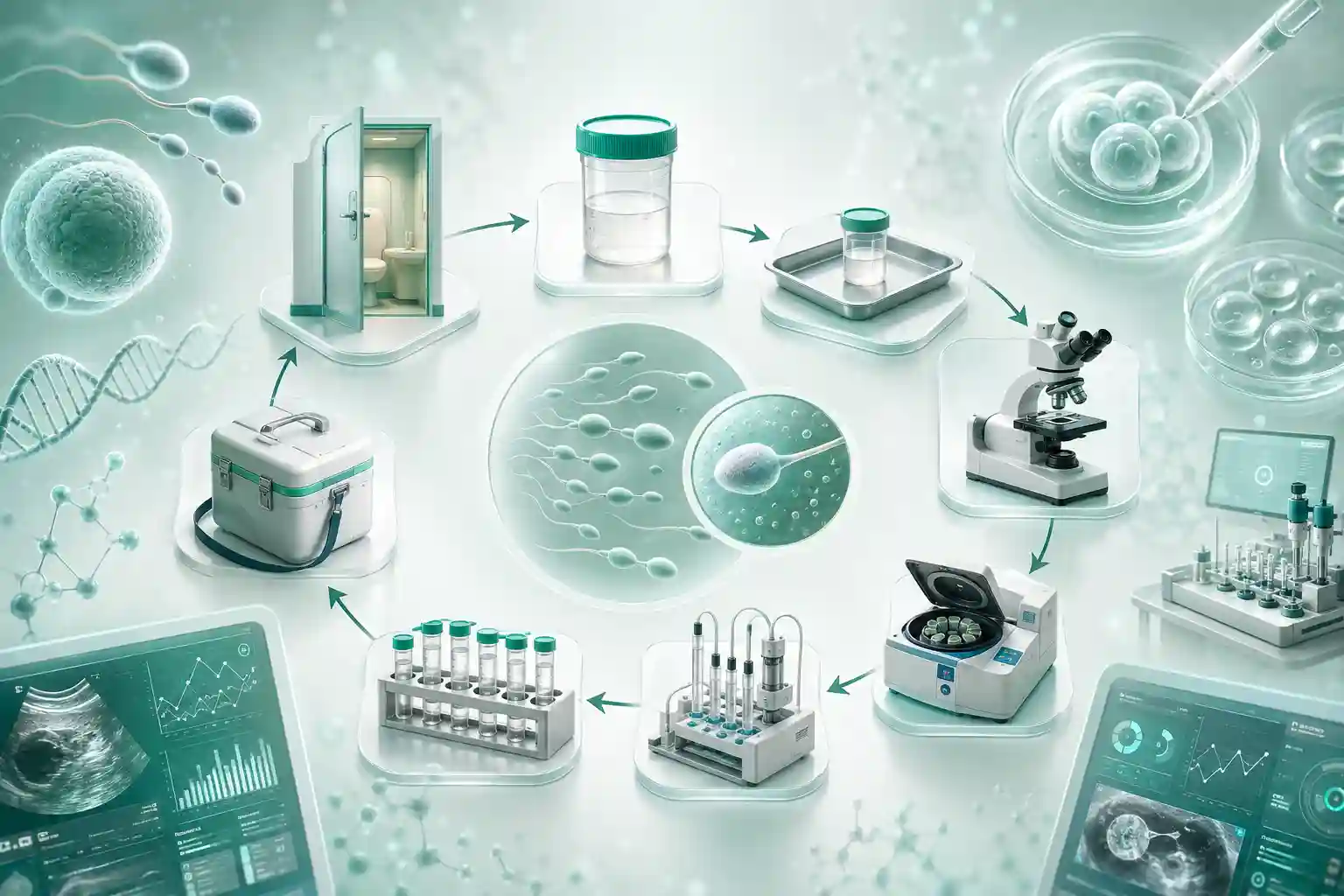 how to collect sperm for ivf