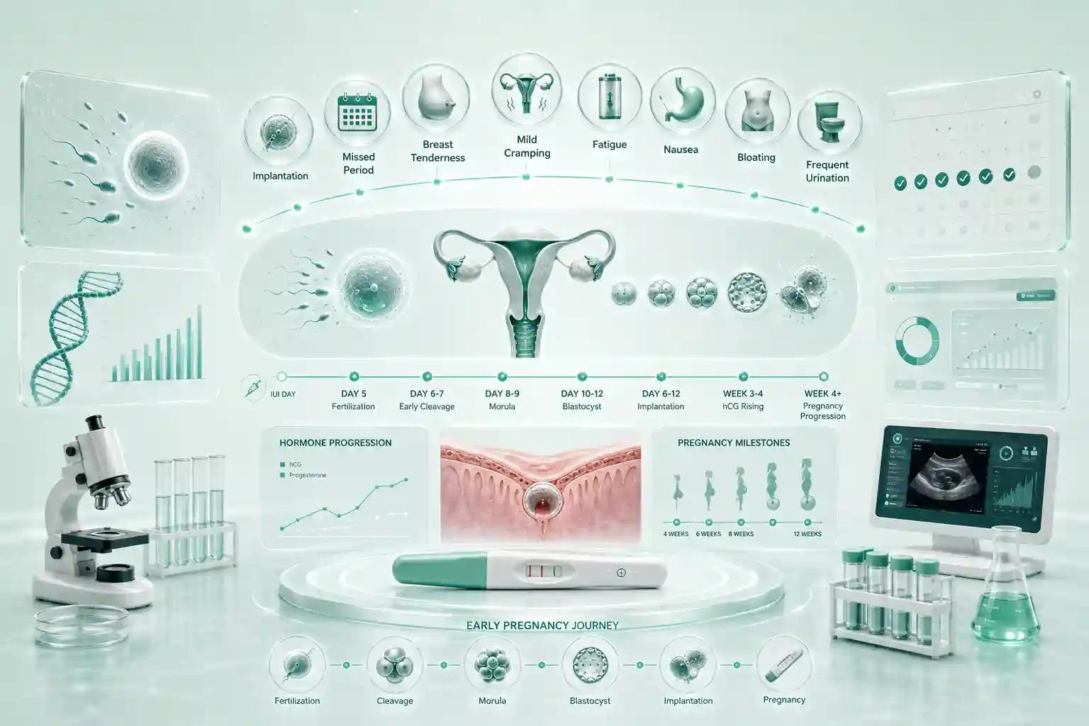 iui pregnancy symptoms