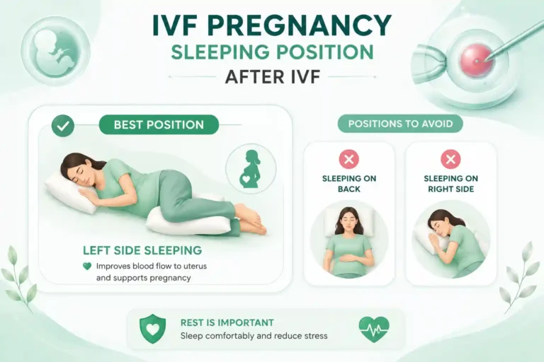 IVF Pregnancy Sleeping Position After IVF