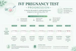 ivf pregnancy test progression