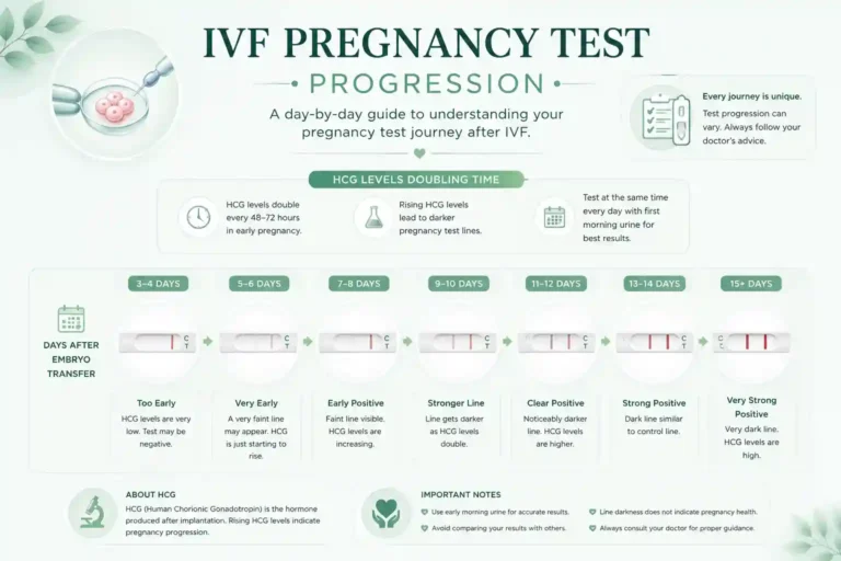 ivf pregnancy test progression