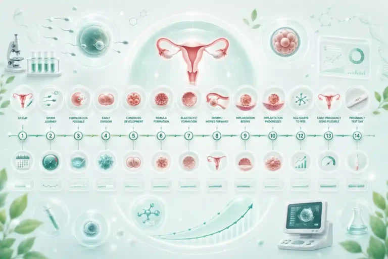 what happens after iui day by day