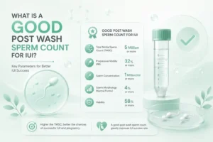 what is a good post wash sperm count for iui