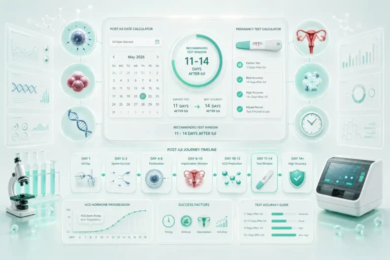 when to take pregnancy test after iui calculator